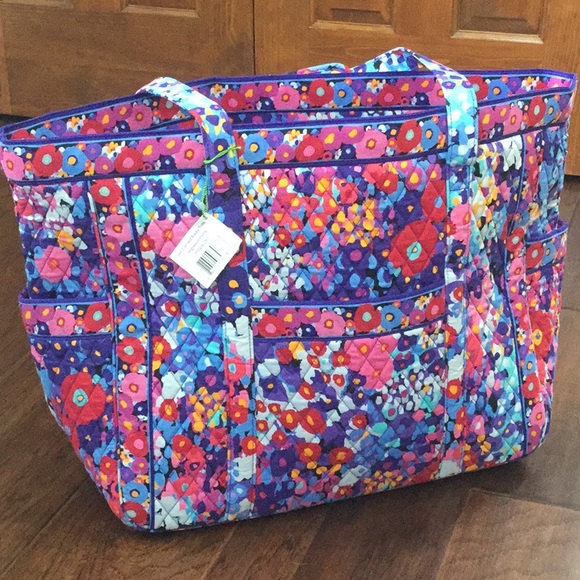 Vera Bradley Handbags - Get Carried Away Tote Vera Bradley Large Tote NWT